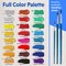 Acrylic Paint Set for Adults and Kids - 24 Pack of 12mL Paints with 3 Art Brushes, Non-Toxic Craft Paint for Easter Eggs, Ceramic Rock Paint - Art Supplies